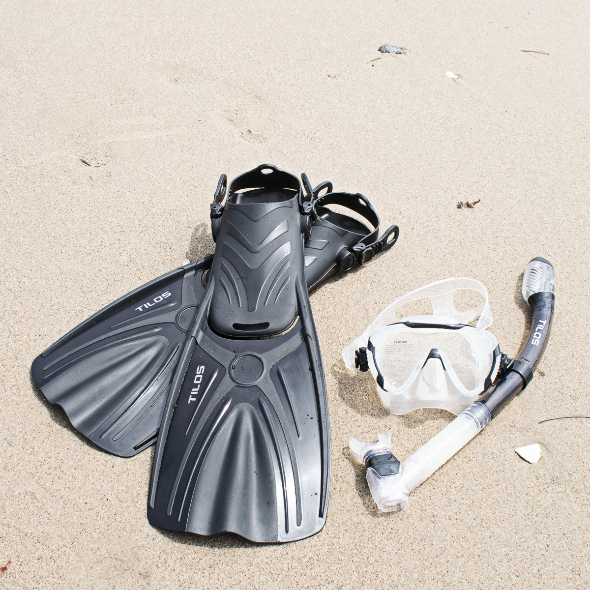 Morphi Mask with Diver Sleek Dry Snorkel and Aubade Fins Package