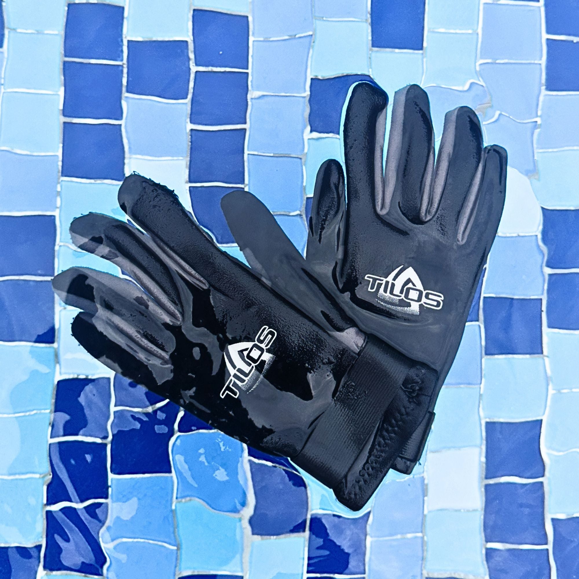 Tilos 1.5mm Tropical-X Neoprene Glove — neoprene dive glove, back of hand view