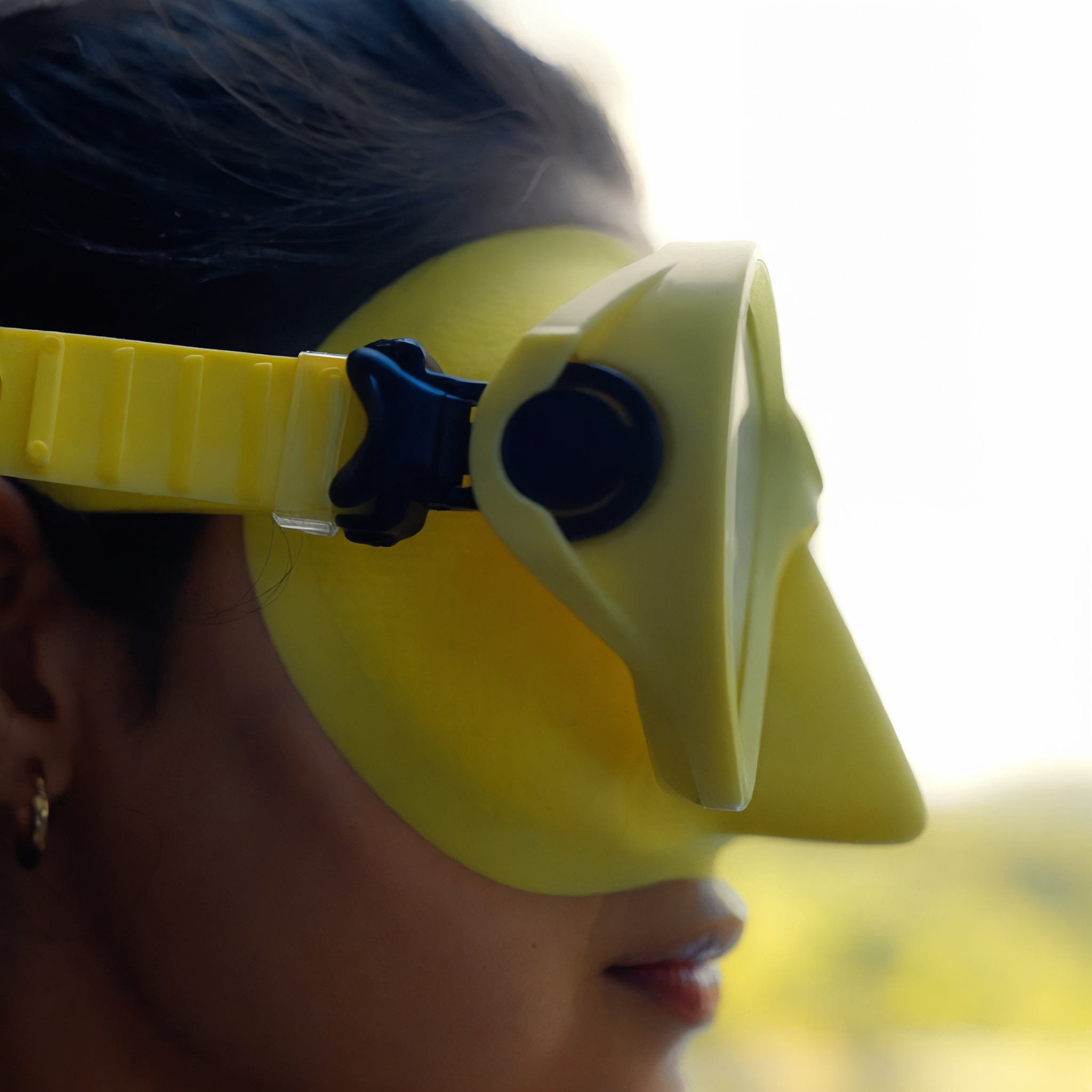 AquaStalk Dive Mask - Anti-Glare Low-Volume Snorkeling Mask with Ultra-Wide Vision & Quick-Release Buckles for Seamless Freediving Adventures