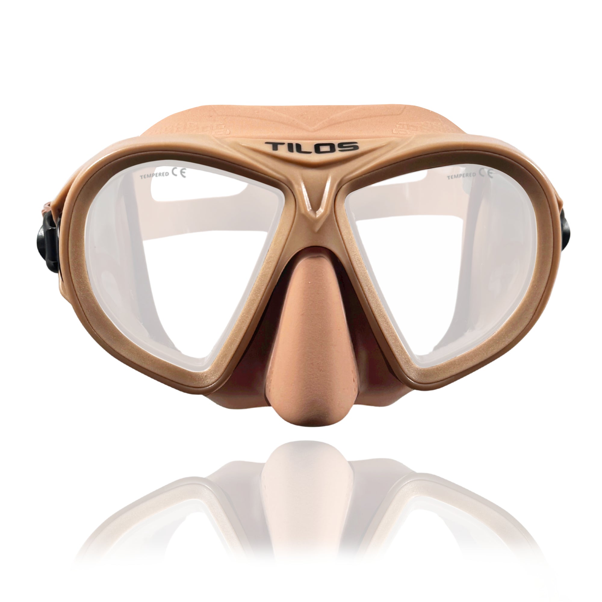 AquaStalk Dive Mask - Anti-Glare Low-Volume Snorkeling Mask with Ultra-Wide Vision & Quick-Release Buckles for Seamless Freediving Adventures