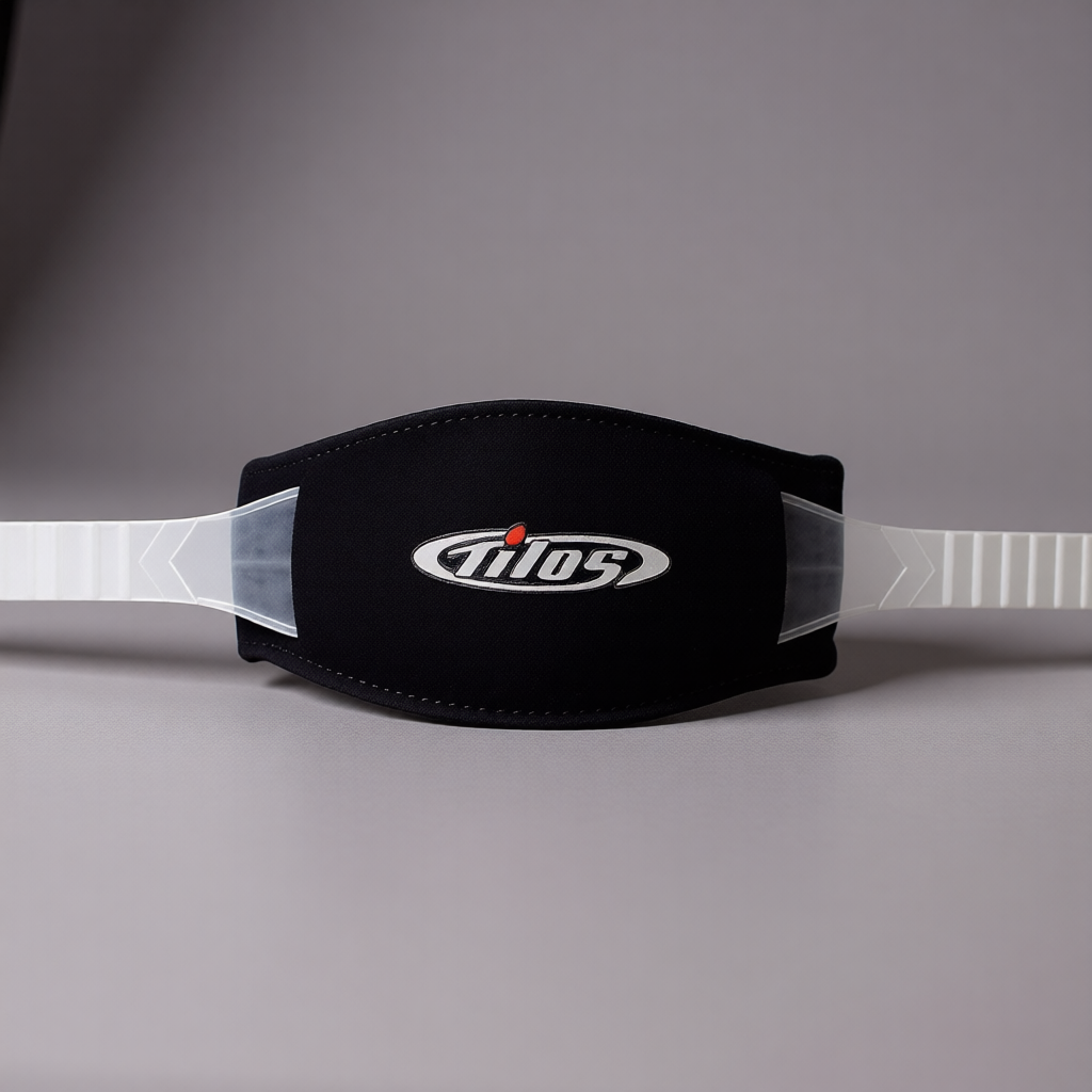 Neoprene Mask Strap Cover, Black