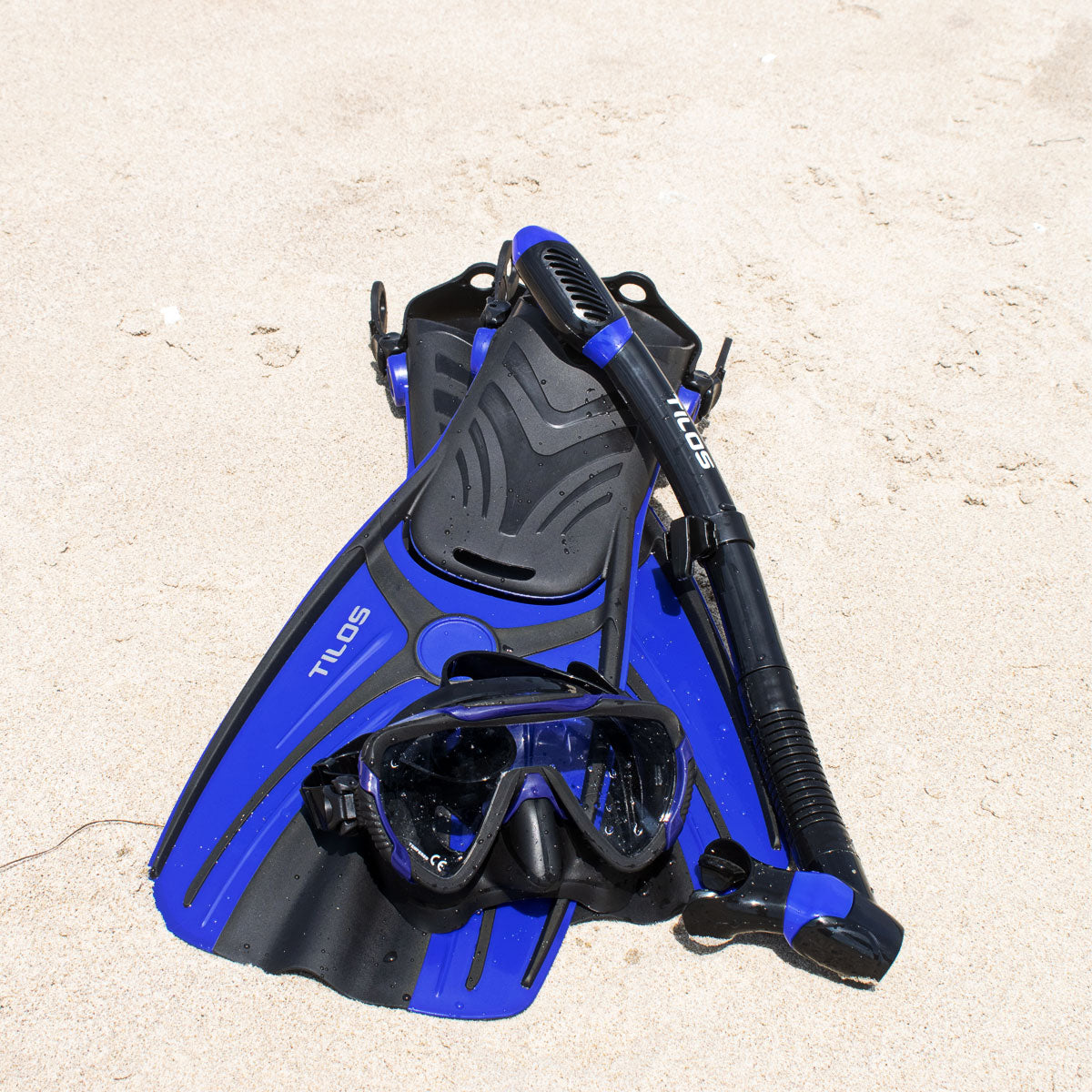 Morphi Mask with Diver Sleek Dry Snorkel and Aubade Fins Package