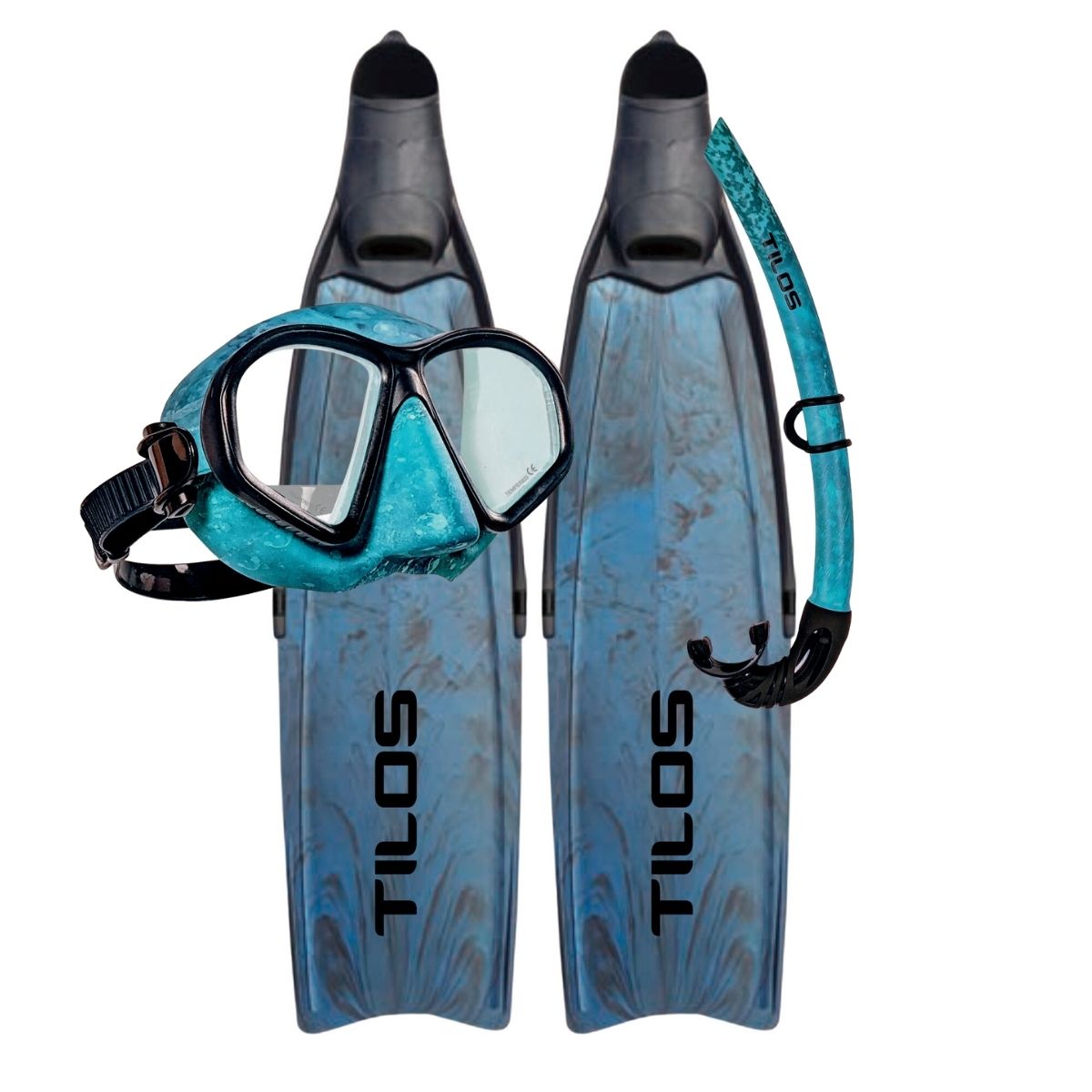 Spawn Mask with Spawn Snorkel and Syryn Freediving Fins