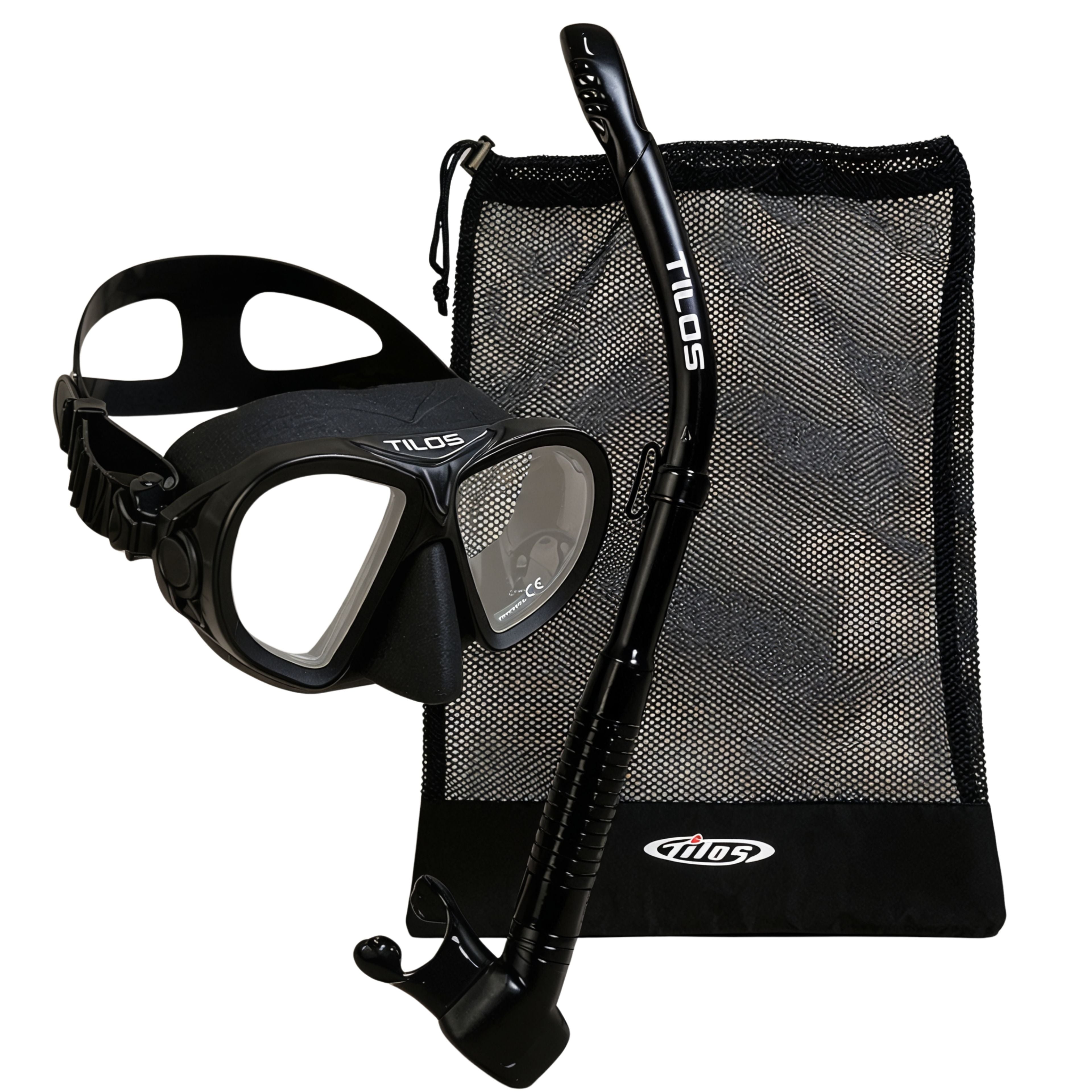 Aquastalk Mask with Hi-Flow II Semi-Dry Snorkel