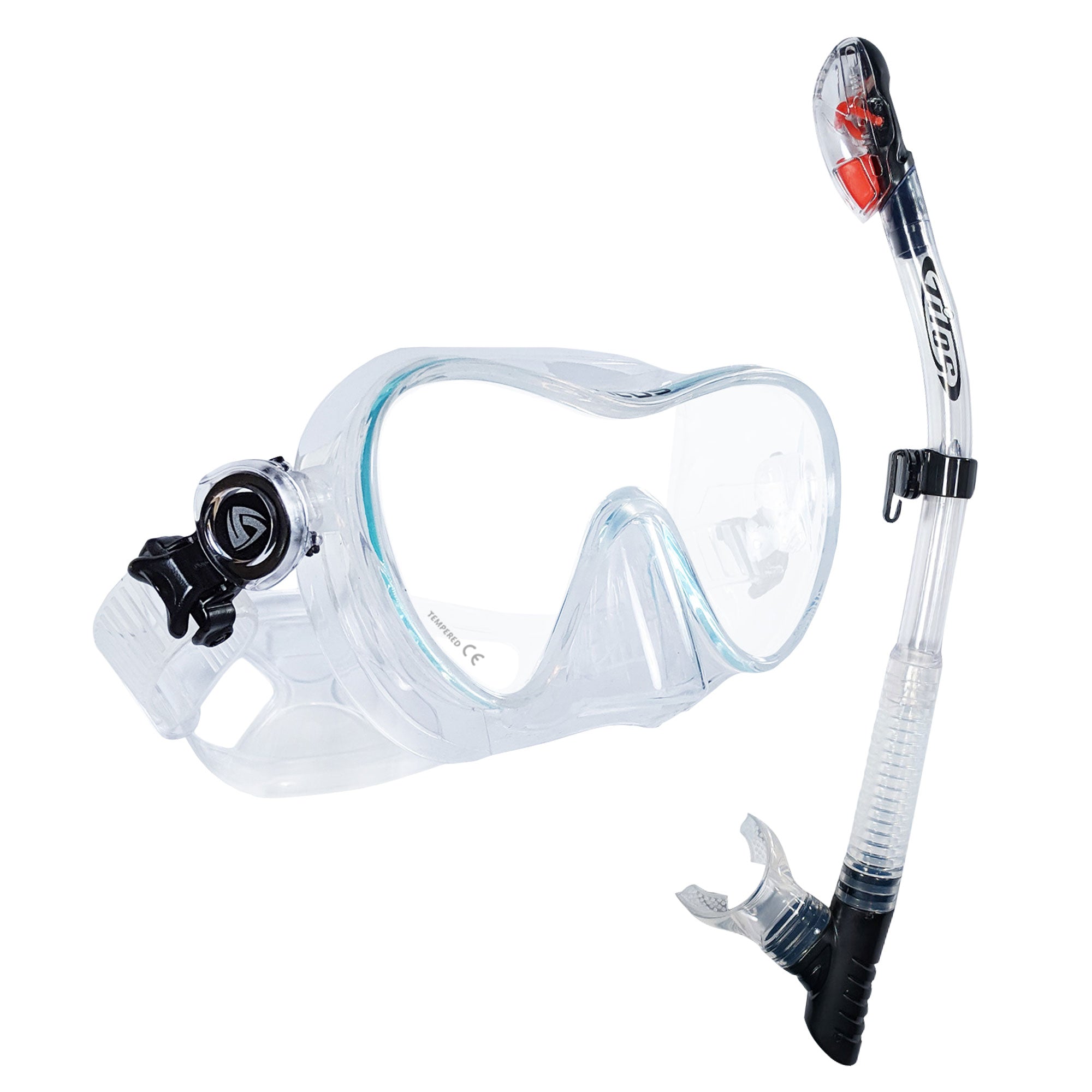 CoveOps Mask with Ari Dry Snorkel Combo Set