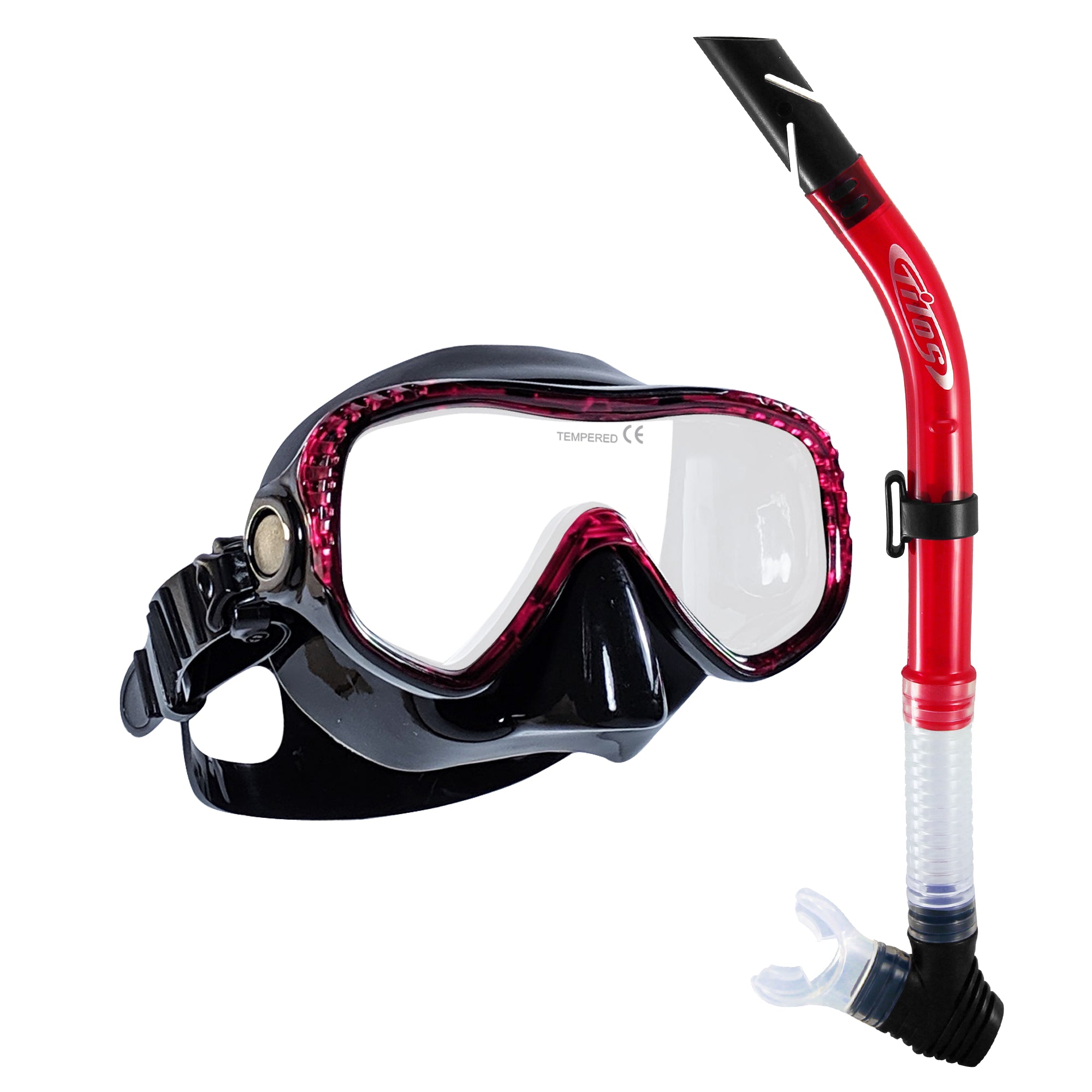 Visionary II Mask with Splash Snorkel Combo Set