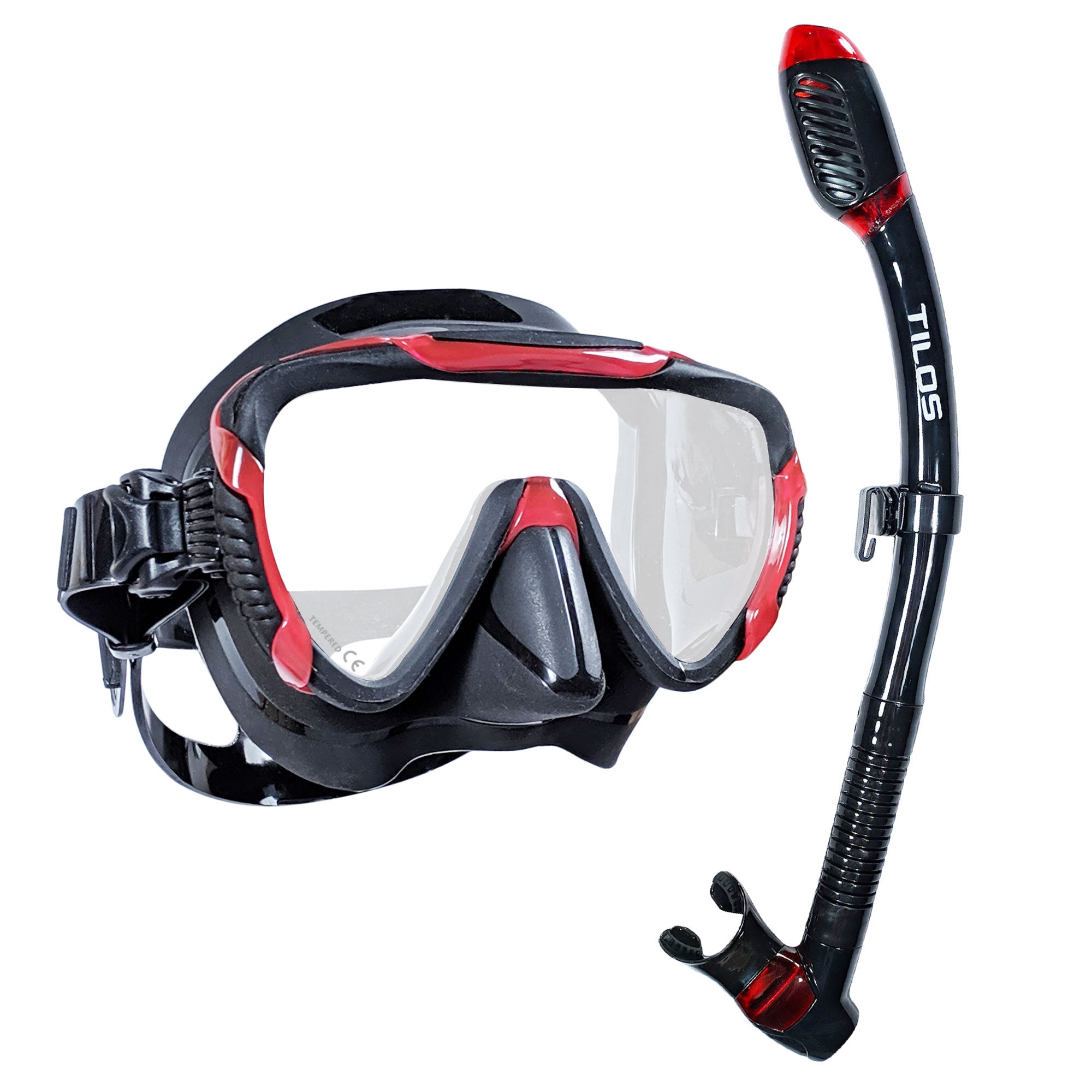 Morphi Mask with Diver Sleek Snorkel Combo Set