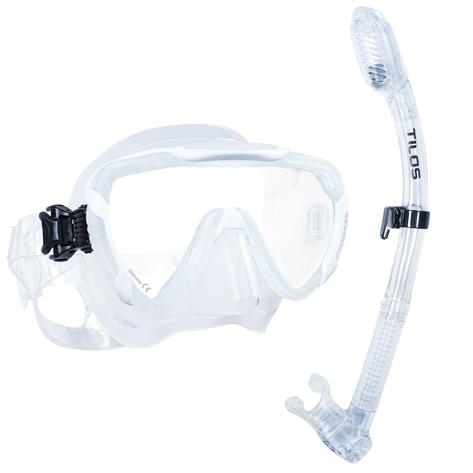 Morphi Mask with Diver Sleek Snorkel Combo Set