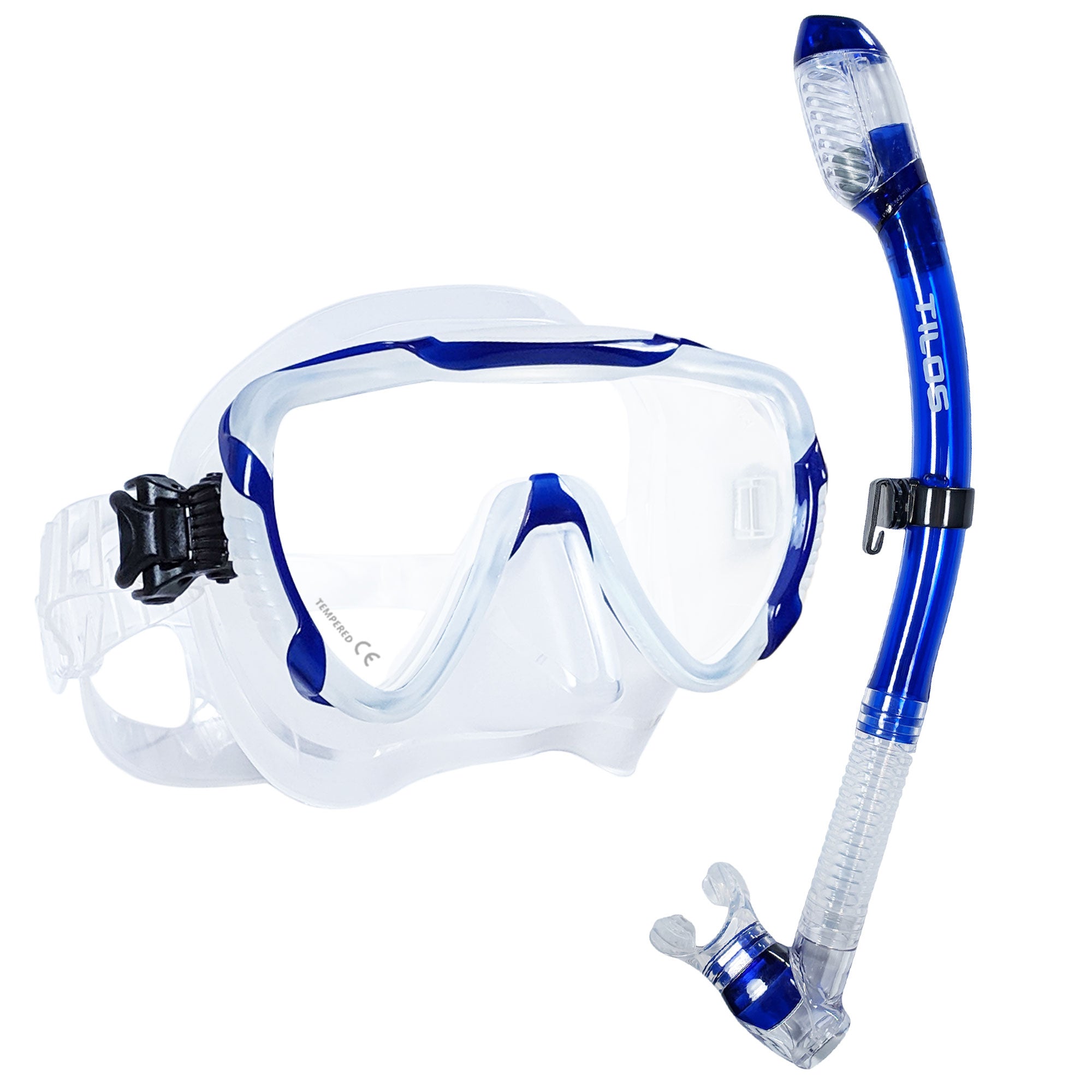 Morphi Mask with Diver Sleek Snorkel Combo Set