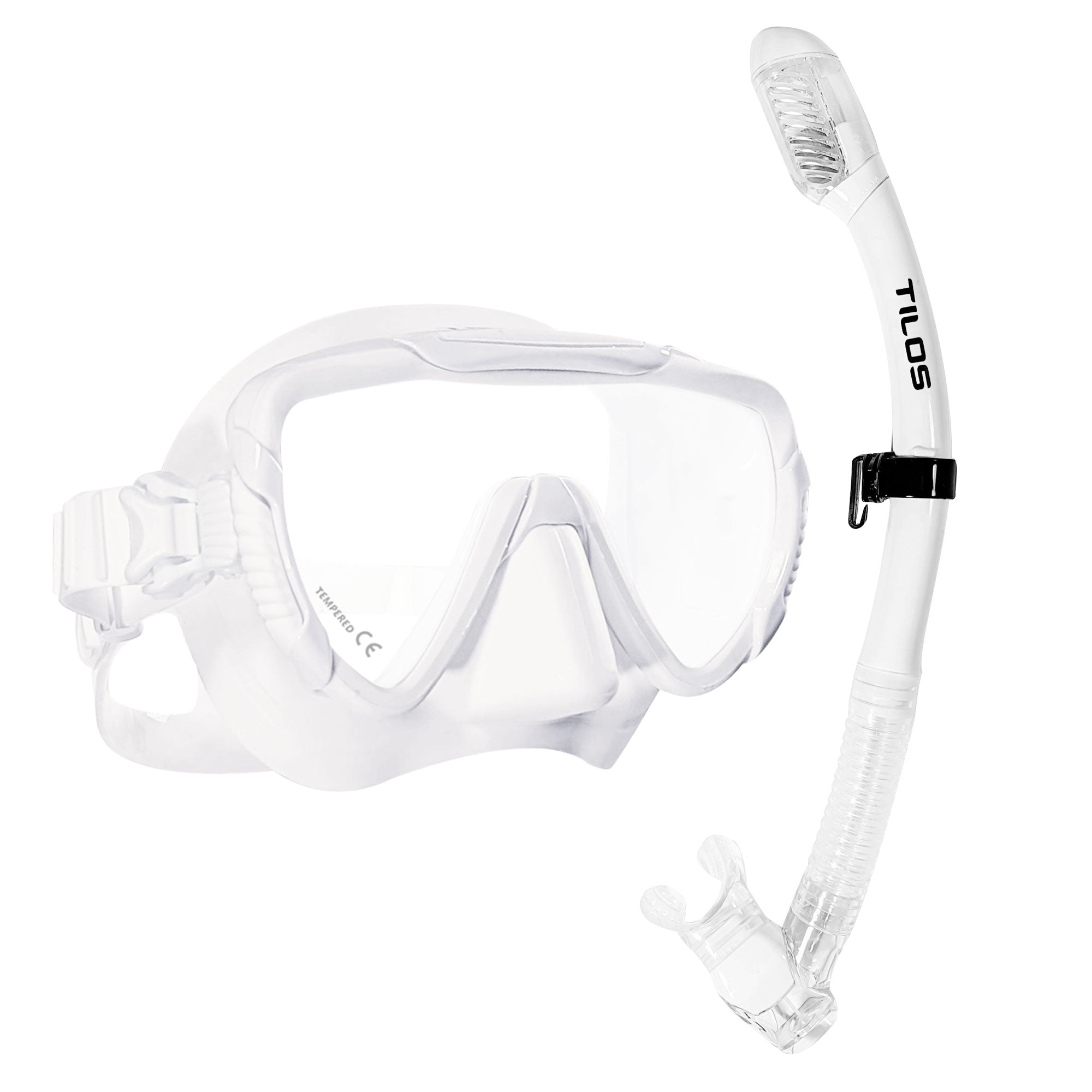 Morphi Mask with Diver Sleek Snorkel Combo Set