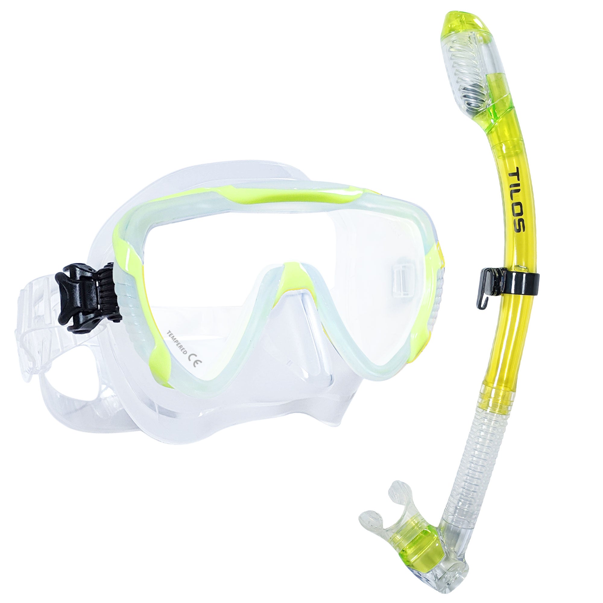Morphi Mask with Diver Sleek Snorkel Combo Set