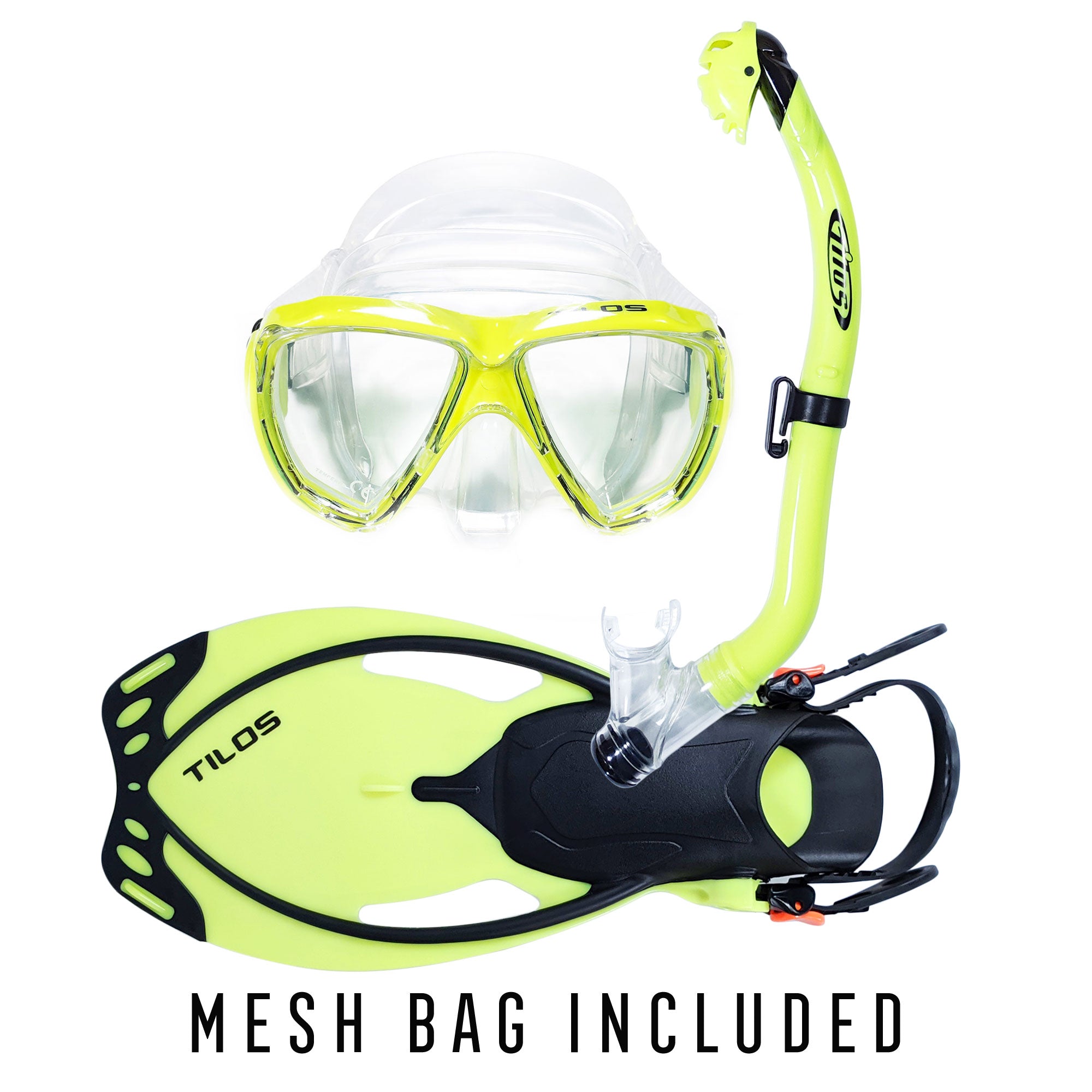 Cyclops Mask with Oracle Snorkel and Vulcan Fins Jr. Package