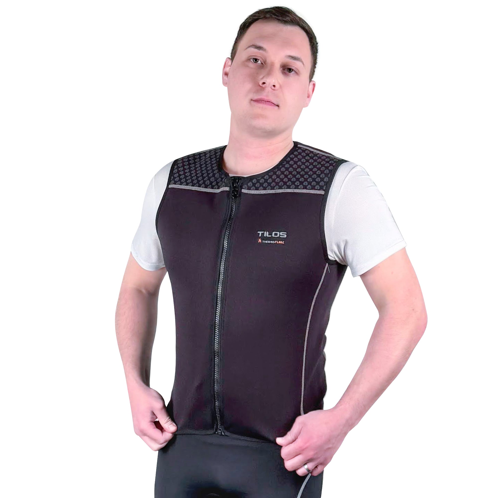 1mm Mens Thermoflare Front Zip Vest