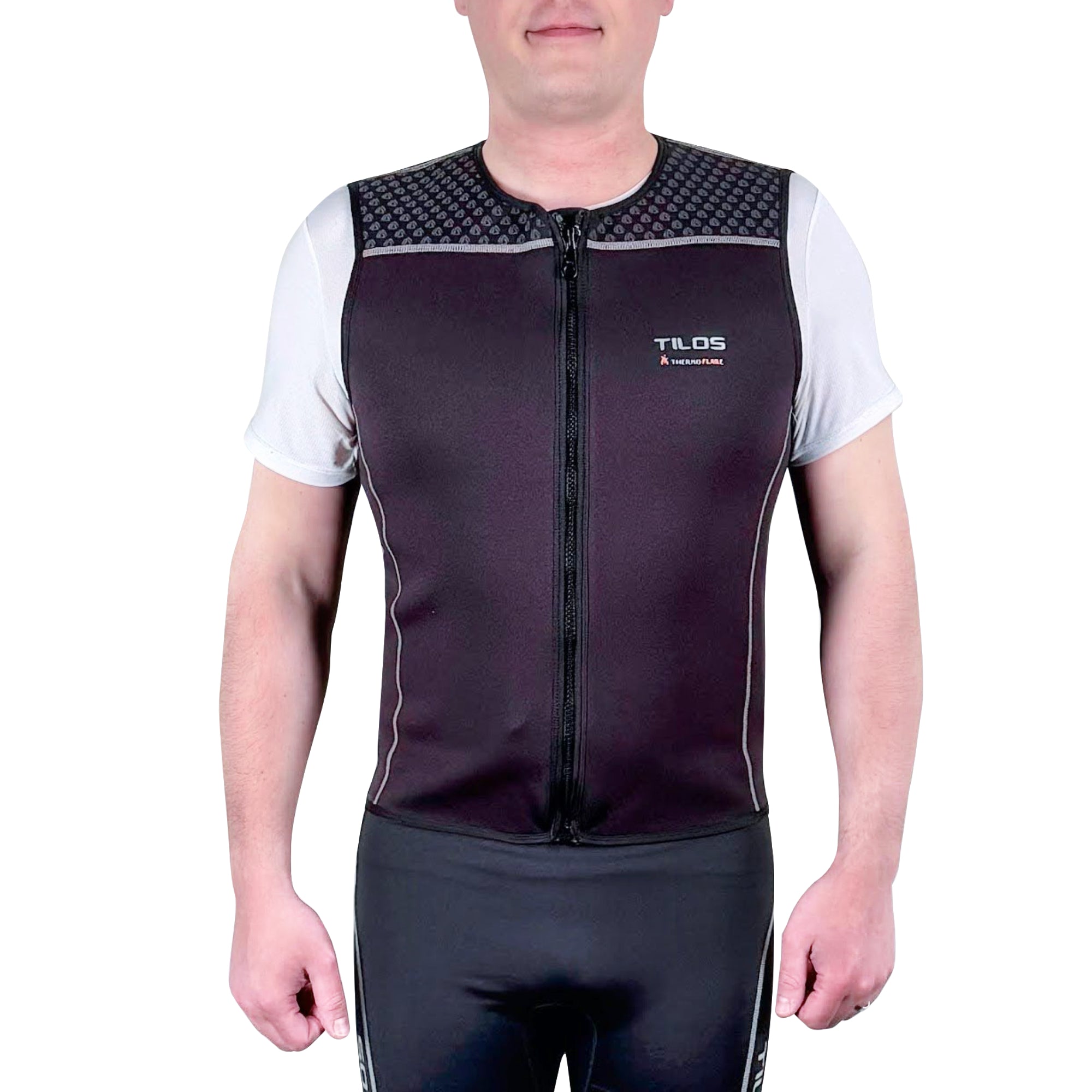 1mm Mens Thermoflare Front Zip Vest