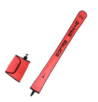 High-Visibility Scuba Diving Safety Marker Buoy - Inflatable Surface Signal Tube (Sausage) for Diver Alert & Location