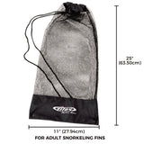 Snorkeling / Diving Fin Mesh Bag (in Various Sizes)