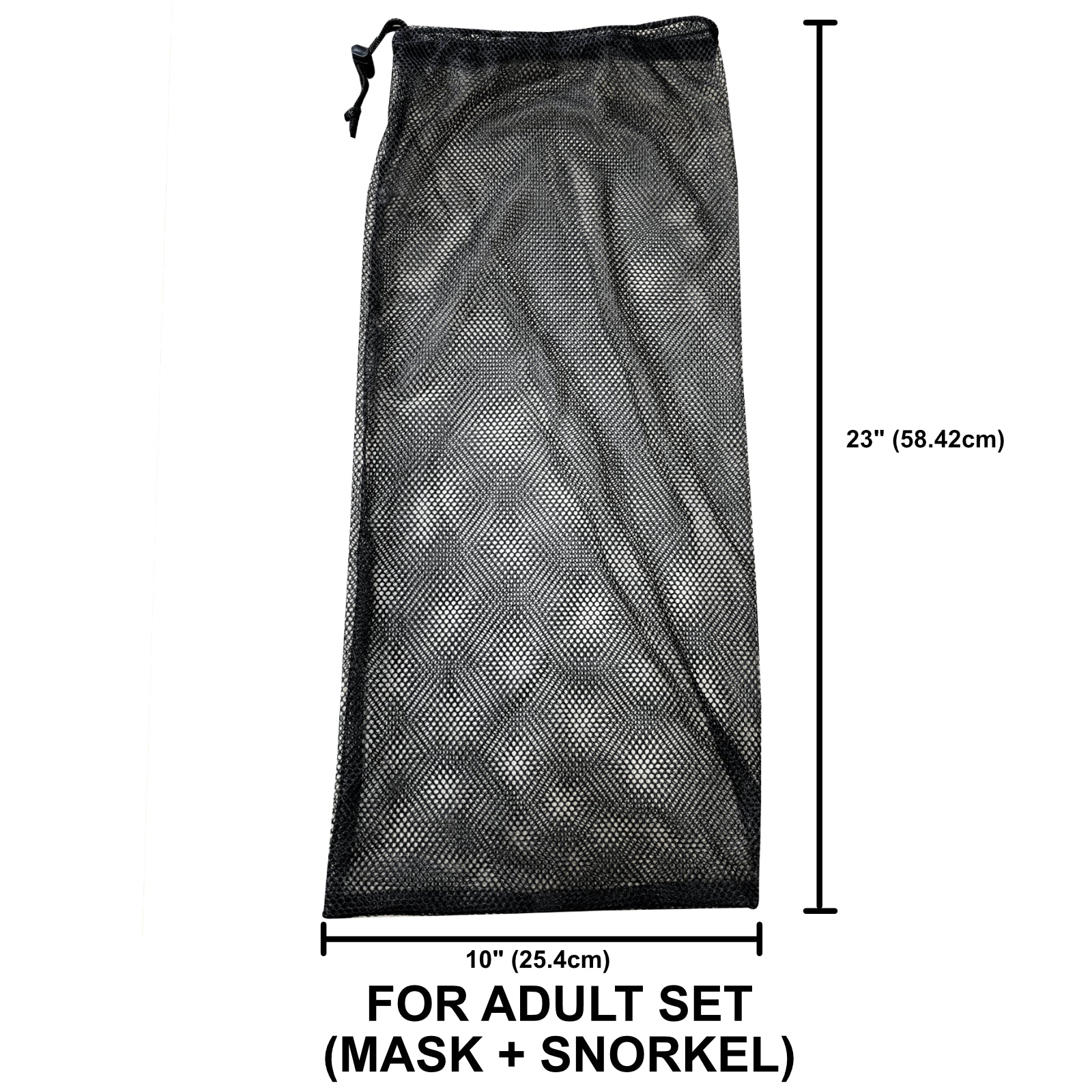 Mask & Snorkel Mesh Bag, No Logo