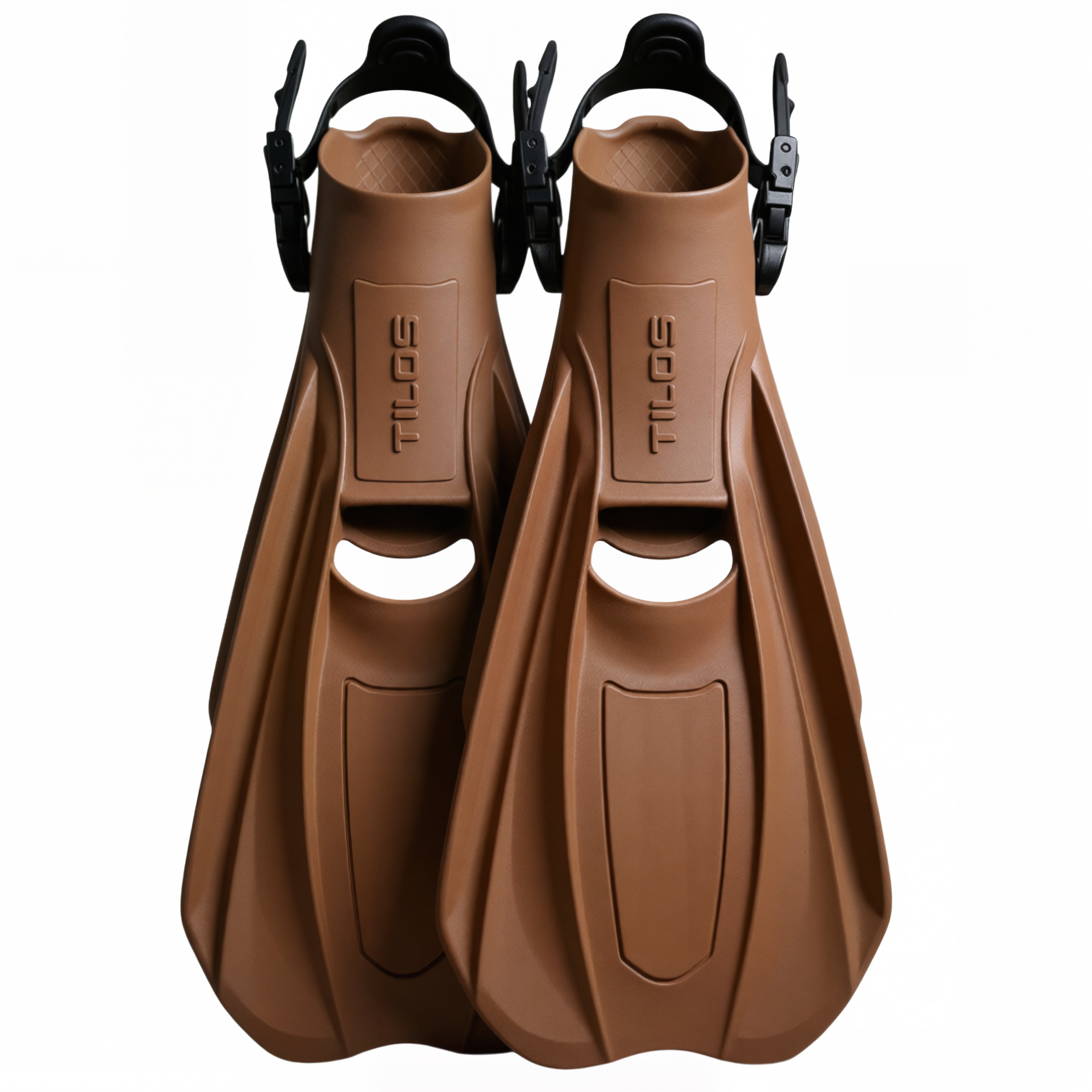 Technix Lightweight TPR Open Heel Travel Fins | Tilos