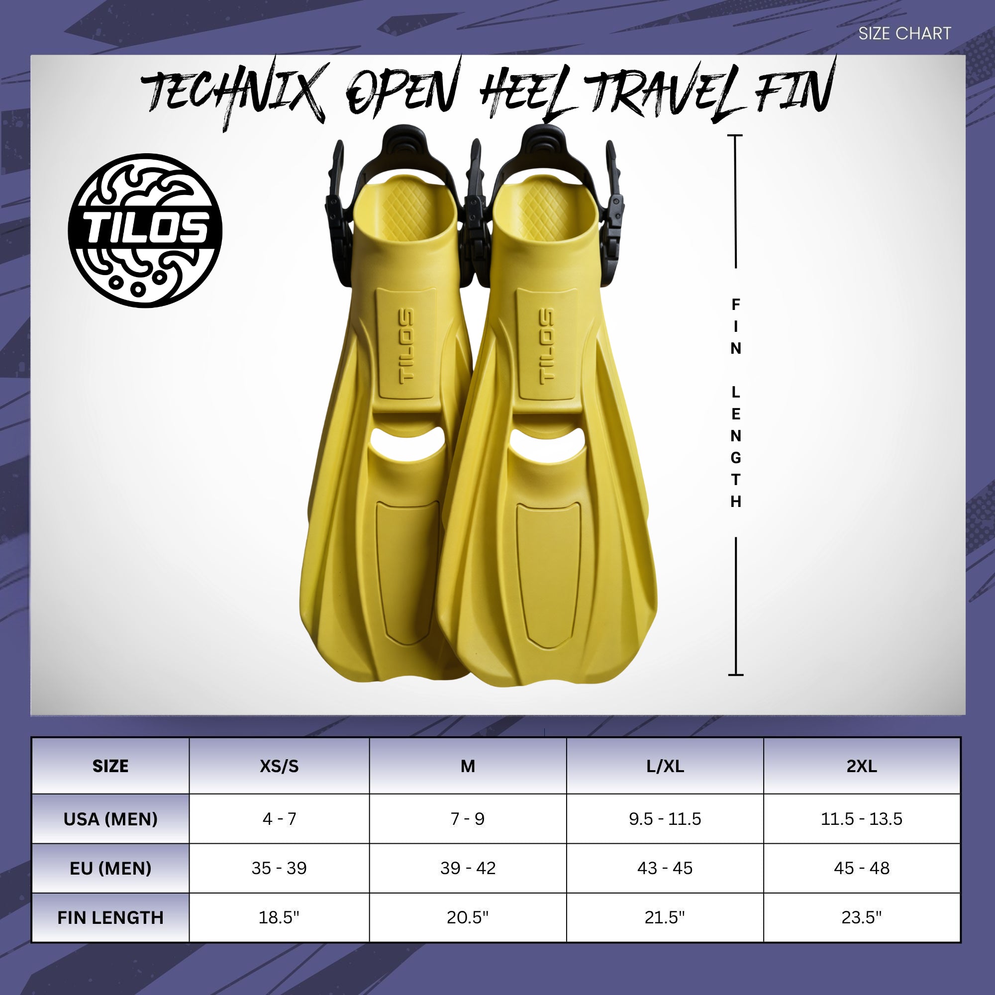 Technix Open Heel Travel Fins: Lightweight Power for Every Dive Adventure