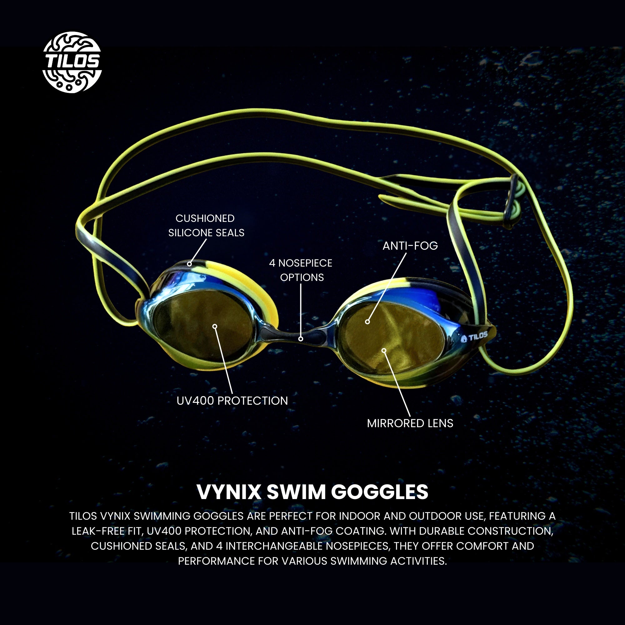 Vynix Triathlon/Swimming Goggles