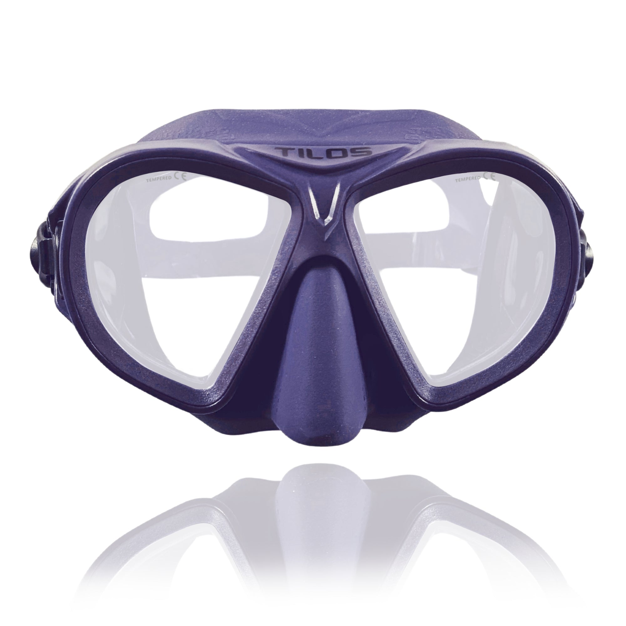 AquaStalk Dive Mask - Anti-Glare Low-Volume Snorkeling Mask with Ultra-Wide Vision & Quick-Release Buckles for Seamless Freediving Adventures