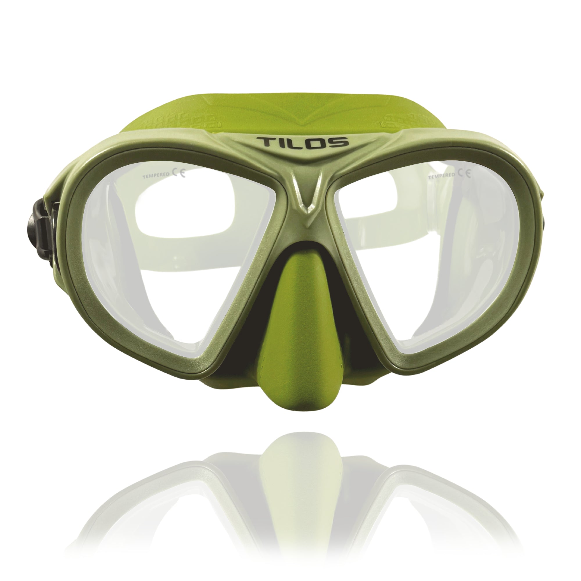 AquaStalk Dive Mask - Anti-Glare Low-Volume Snorkeling Mask with Ultra-Wide Vision & Quick-Release Buckles for Seamless Freediving Adventures