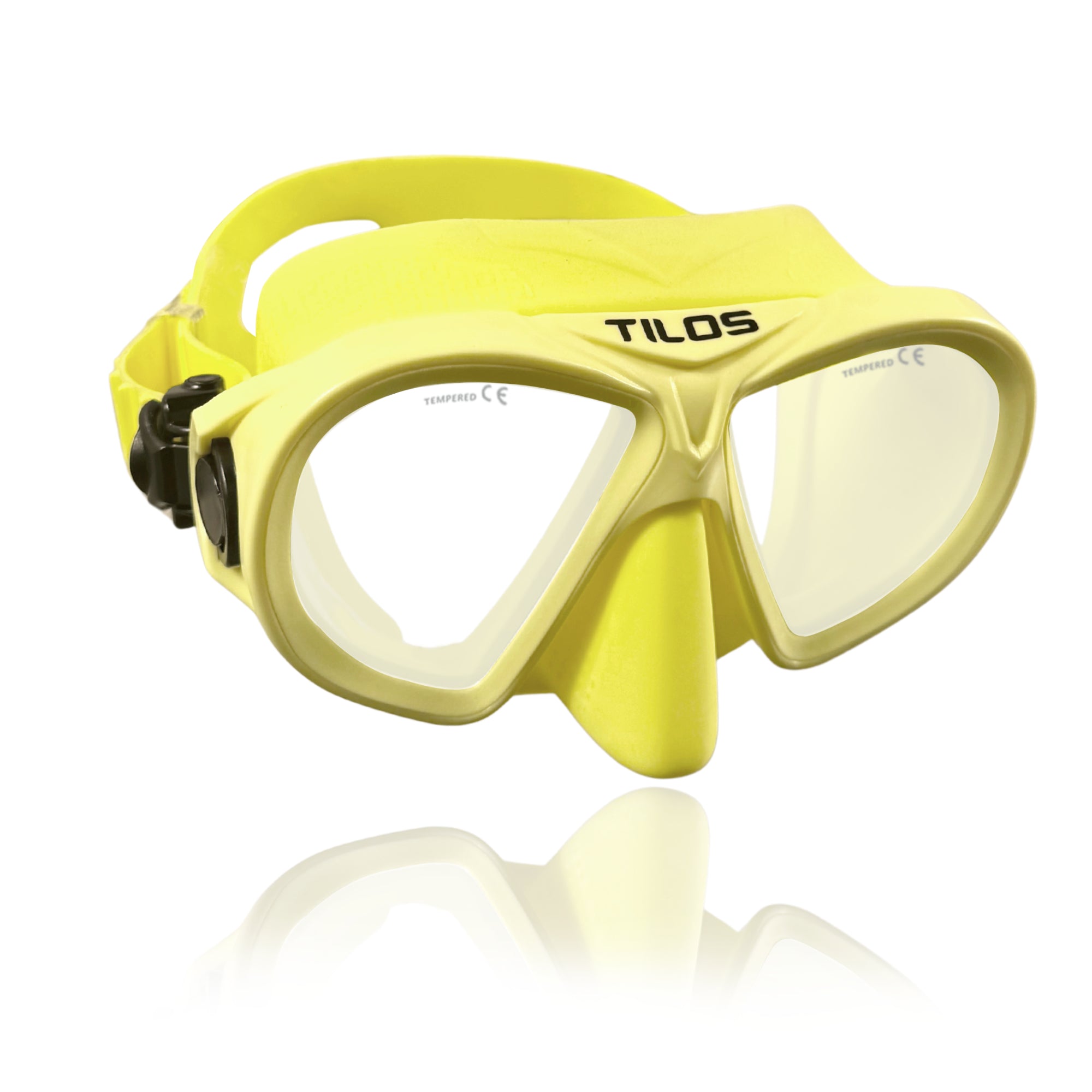 AquaStalk Dive Mask - Anti-Glare Low-Volume Snorkeling Mask with Ultra-Wide Vision & Quick-Release Buckles for Seamless Freediving Adventures
