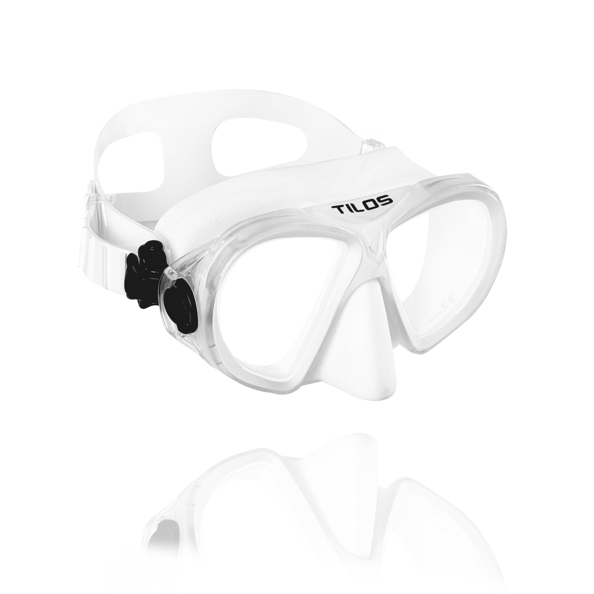 AquaStalk Dive Mask - Anti-Glare Low-Volume Snorkeling Mask with Ultra-Wide Vision & Quick-Release Buckles for Seamless Freediving Adventures