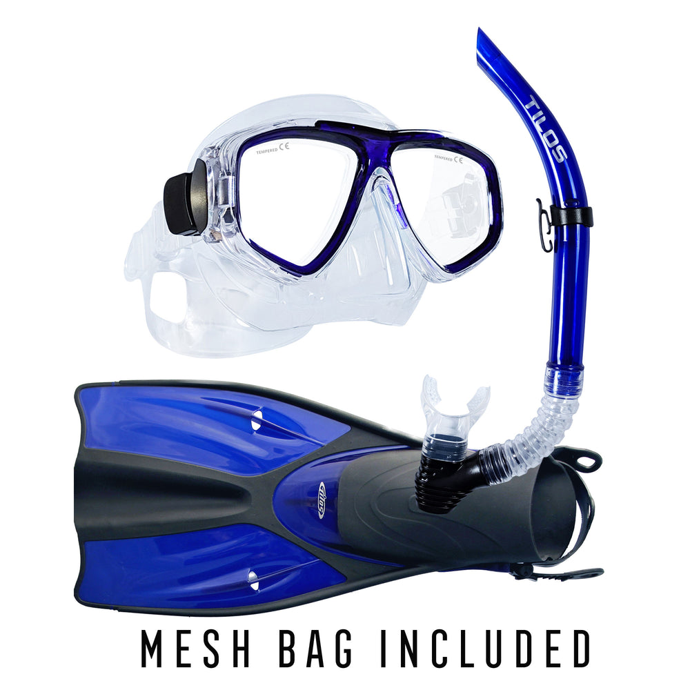 Fantasia Mask with U-Pro II Snorkel and Getaway Fins Package