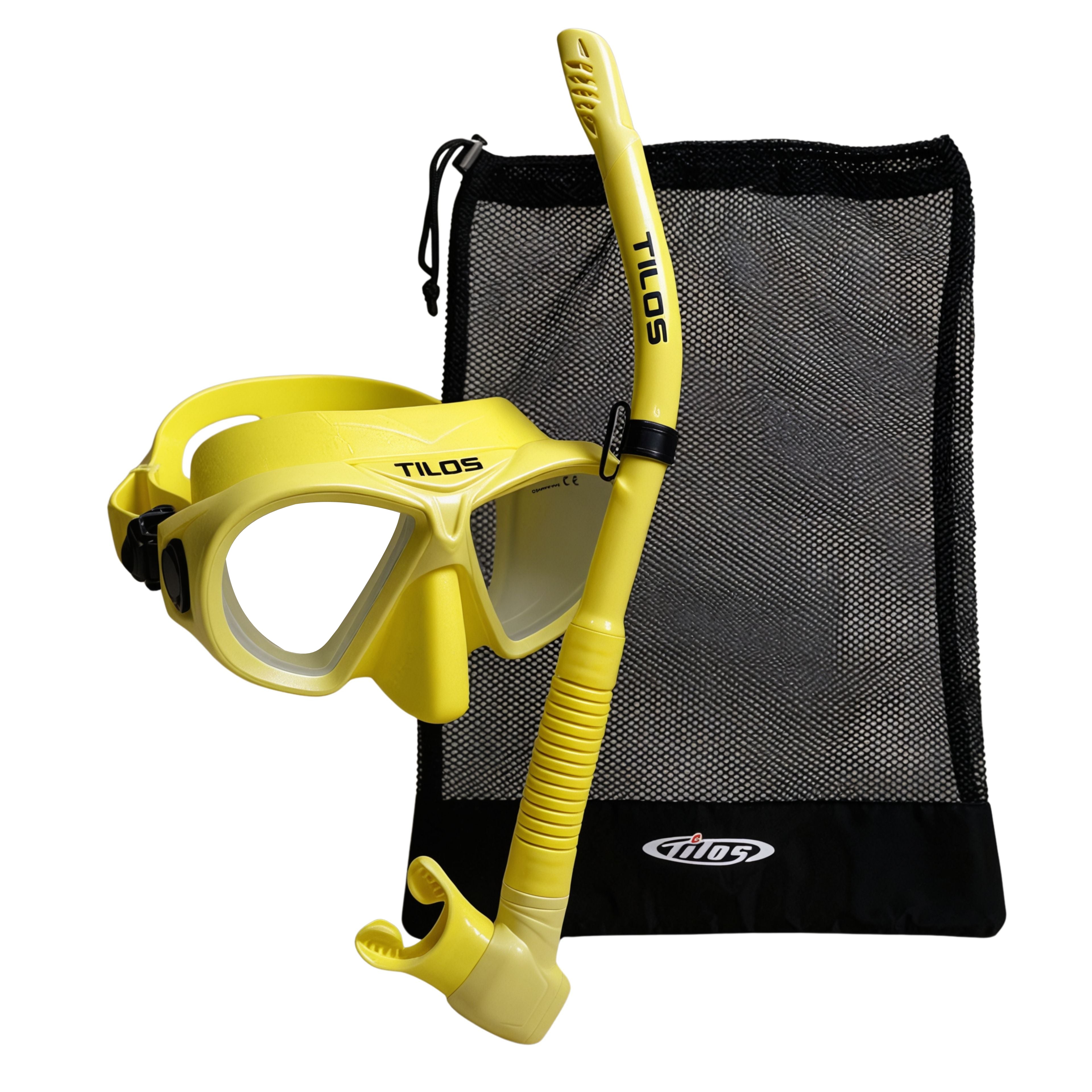 Aquastalk Mask with  Hi-Flow II Semi-Dry Snorkel