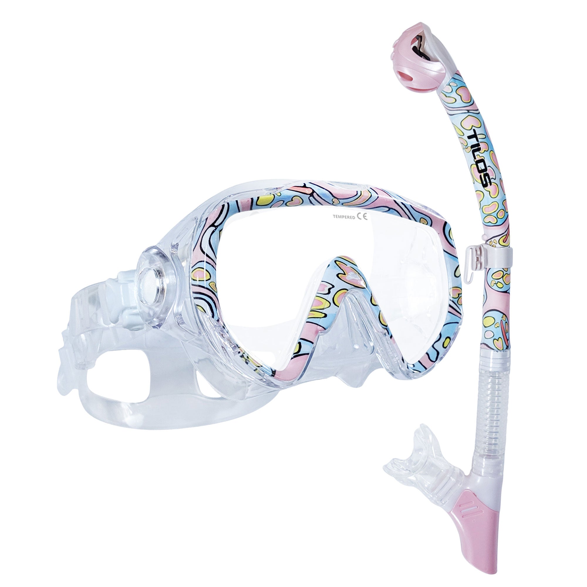 Titanica Jr Mask with Orion Dry Snorkel Combo Set