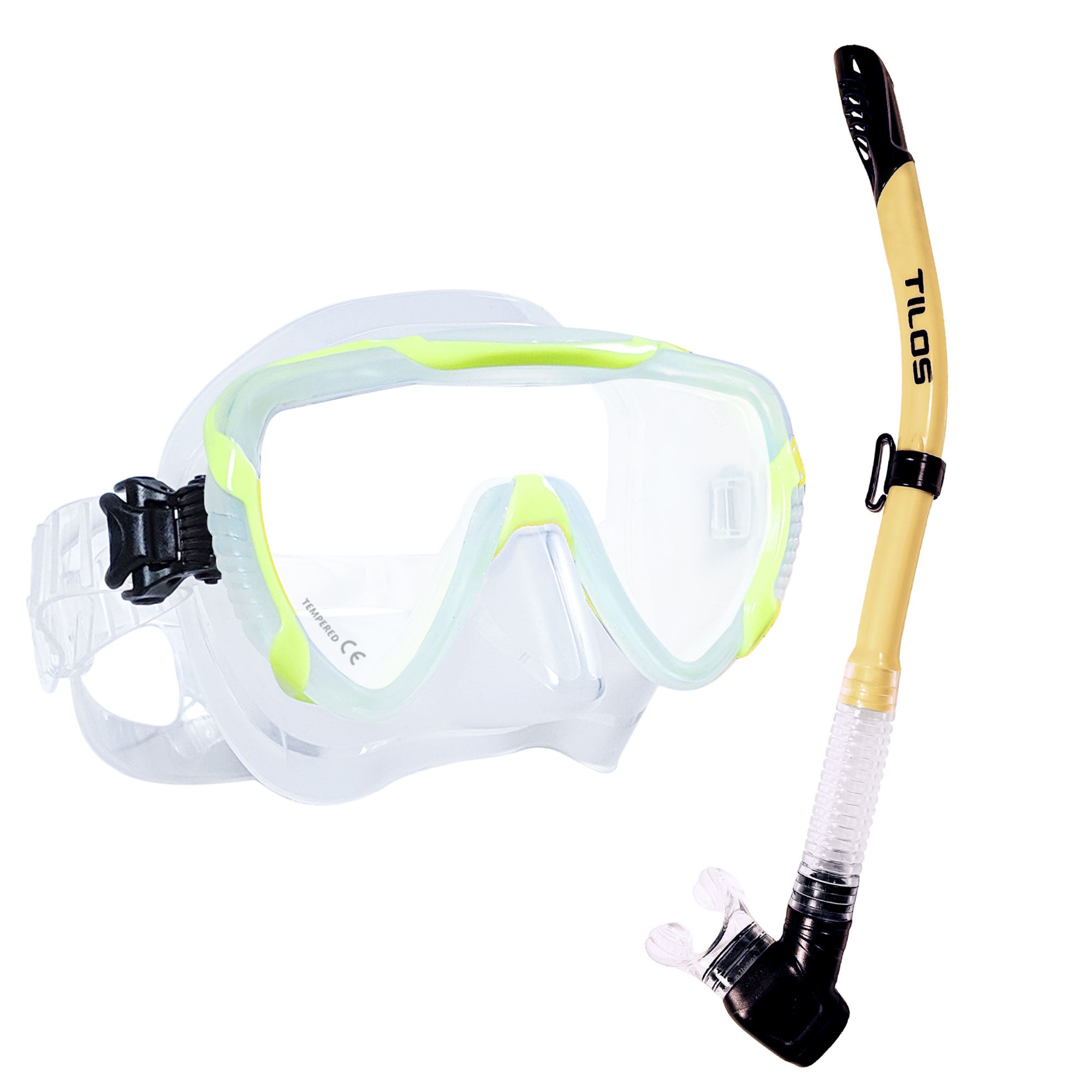 Morphi Mask with Hi-Flow II Semi-Dry Snorkel Combo Set