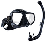Flex Mask With Spiral Flexible Backup Snorkel Combo Set