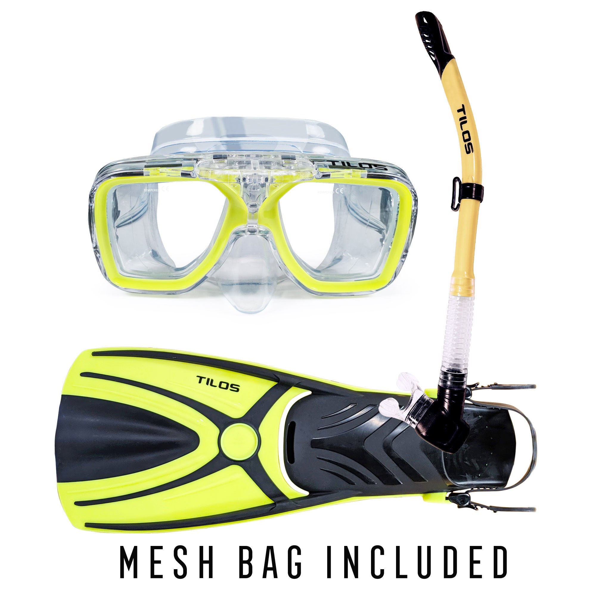 Universal Plus Mask with Hi-Flow II Snorkel and Aubade Fins Package