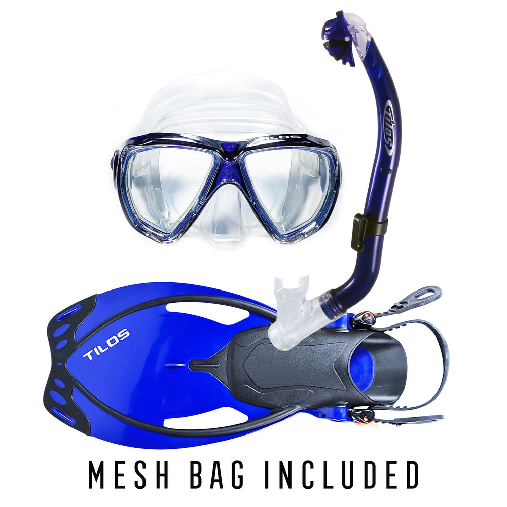 Cyclops Mask with Oracle Snorkel and Vulcan Fins Jr. Package
