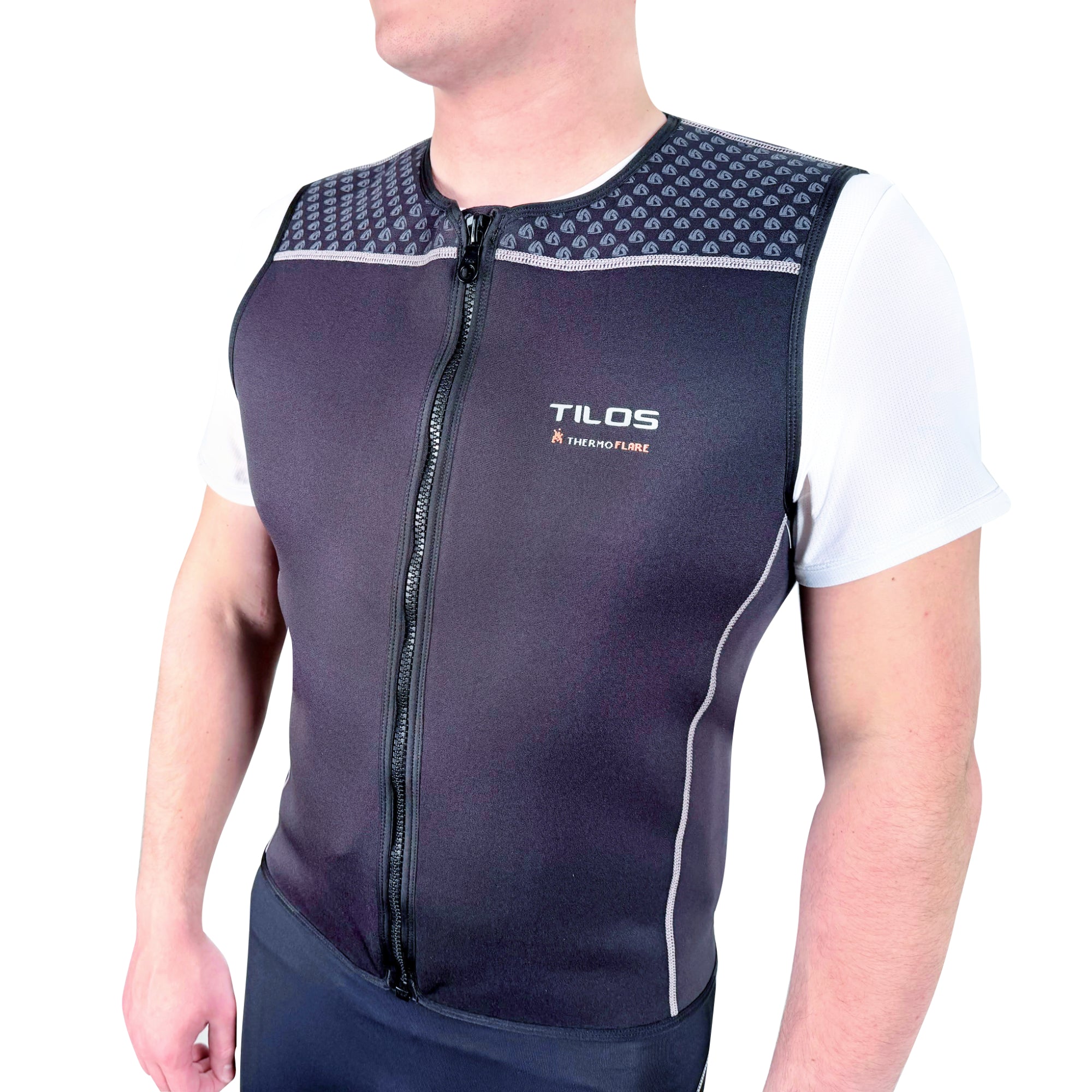 1mm Mens Thermoflare Front Zip Vest