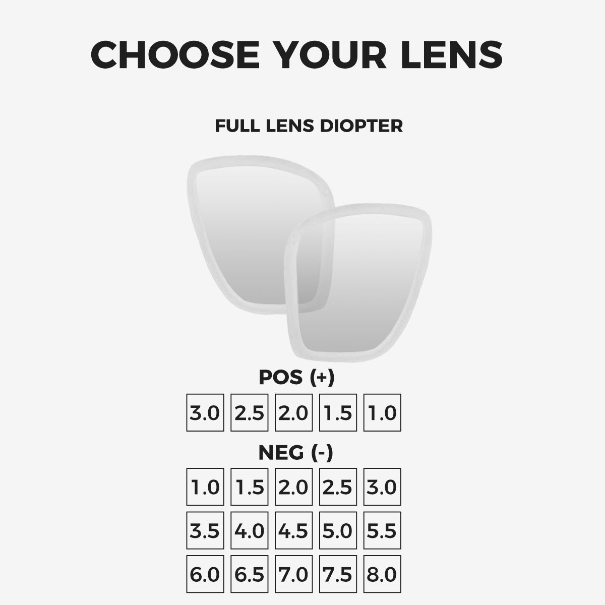 Fantasia Mask Diopter Full Lens